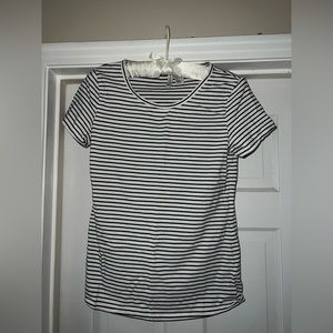 H&M Divided Basic White and black striped shirt